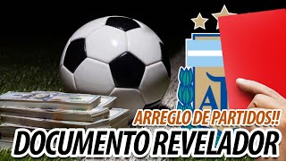 Impactante denuncia contra un árbitro argentino por amaños de partidos  Apuestas en el fútbol [upl. by Ahsatin72]