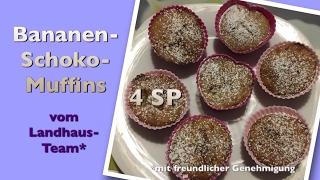 BananenSchokoMuffins WW Thermomix™ TM5 LandhausTeam [upl. by Bayer408]