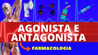 AGONISTA E ANTAGONISTA ENSINO SUPERIOR  FARMACODINÂMICA  FARMACOLOGIA [upl. by Osana]