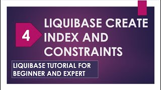 liquibase create index and constraints  liquibase changeset  liquibase crash course [upl. by Stanfill]