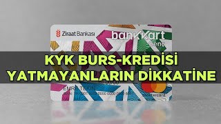 KYK BURSKREDİ 4000 TL YATMAYANLARIN DİKKATİNE ‼️ [upl. by Anirual]