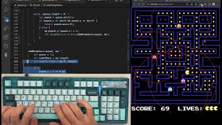 ASMR Programming  Coding Pacman  No Talking [upl. by Marga629]