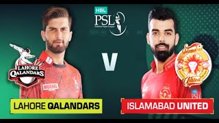 🔴LIVE HBL PSL LAHORE QALANDAR VS ISLAMABAD UNITED LIVE  LQ VS IU  psl2024 psllive [upl. by Hercule285]