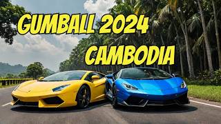 Gumball Rally Takes Over Cambodia with Supercars [upl. by Nomrac]