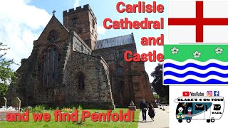 Carlisle Cathedral amp Carlisle Castle England 010624 no 348 [upl. by Annawik]