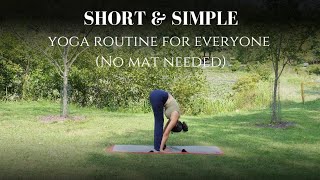 10 MIN STANDING YOGA STRETCH  Yoga Without Mat  Yoga with Riya Vyas [upl. by Ayotan]