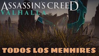 Assassins Creed Valhalla  Todos los Menhires  Puzzles de rocas [upl. by Boyce]