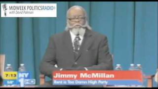 The Rent is Too Damn High Party Jimmy McMillan Debates for NY Gov [upl. by Darreg]