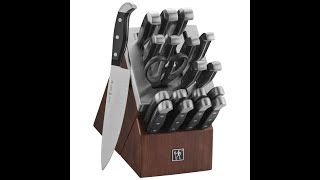 Henckels selfsharpening knife block set unboxing [upl. by Aihseket580]