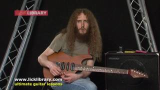 Guthrie Govan Improvising On Guitar  QampA  Session 2 Licklibrary [upl. by Ahsatsana]