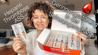 Gerinnungsstörung in der Schwangerschaft  Faktor 5 Leiden  Thrombosespritzen  Heparin [upl. by Arakahs228]