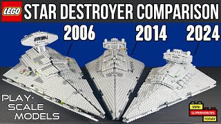 Every LEGO Star Destroyer COMPARISON Star Wars 6211 75055 75394 [upl. by Zanahs796]