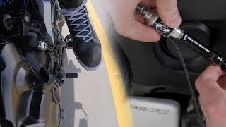 Quickshifter InstallImpressions Yamaha MT07 EP 06 [upl. by Ynnij948]