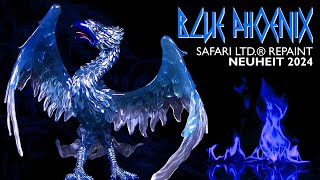 Safari Ltd ® Blauer Phönix  Blue Phoenix New 2024 Repaint  Mythical Realms  Unboxing [upl. by Nirrad]