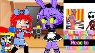 💢The amazing digital 🎪circus react to themselves💦 gacha reaction 🔥part 5 special ✨ [upl. by Arrio]