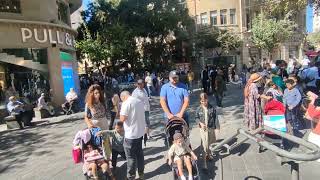 SukkotZionSqaure Jerusalem Celebration Am Yisrael Chai [upl. by Schulman97]