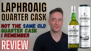 Laphroaig Quarter Cask REVIEW EntryLevel HEAVY HITTER [upl. by Enayr]