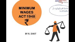 INTRODUCTION TO MINIMUM WAGES ACT 1948 [upl. by Carlen710]