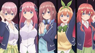 Gotoubun no Hanayome Opening Full Season 2  Gotoubun no Katachi Full Version Color Coded  Lyrics [upl. by Bone889]