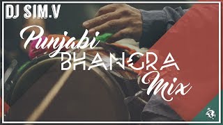 NonStop Punjabi Bhangra Mix  Dj SimV  Syco TM [upl. by Ayar]