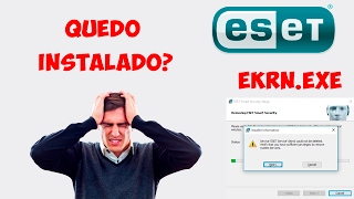 Solucion ekrnexe desintalar ESET Smart Security NOD32 completo [upl. by Ecirtnahc]