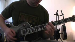 ESP LTD EC1000  Megadeth  Sin  Guitar Cover [upl. by Laamak]