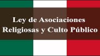 Tema ley de asociaciones Religiosas y culto público Gerardo ORTIZ vs David Márquez David [upl. by Bac597]