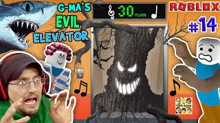 ROBLOX Grandmas EVIL Elevator not NORMAL w SHARK TORNADO  FGTEEV Duddy 14 Gameplay Roleplay [upl. by Lemraj]