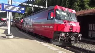 RhB Rhätische Bahn 2016 Teil1 Bergün Chur [upl. by Greyso]