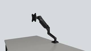 Upgrade Your Setup with the BONTEC Single Arm Monitor Desk Mount  Installation Guide [upl. by Uyr]