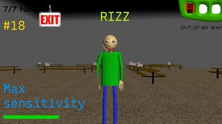 Baldis basics in rizz and rizz 🛑MAX SENSITIVITY  I can use 1 bsoda machine🛑 Part 1850 [upl. by Eisserc]