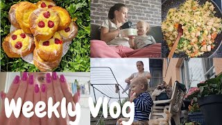 VLOG NIE JEST TAK ŹLE JAK TO WYGLĄDA🙂NOWE PAZNOKCIE💅 DROŻDŻÓWKI SEROWOMALINOWE🥯 Olga Czereśnia [upl. by Loux]