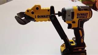 DEWALT DWASHRIR Impact Ready Shears Attachment Customer Review [upl. by Dearborn]