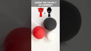 Guess The Mixed Color of Sprunki 💖🖤 colormixing satisfying asmr [upl. by Ayardna226]