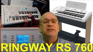 RINGWAY RS 760 ORGEL WORKSTATION SAMPLEPLAYER  LIVESTREAM 9042024  ORGELREiSER [upl. by Auqinot]