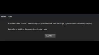 STEAM OYUNU GÜNCELLENİRKEN BİR HATA OLUŞTU İÇERİK SUNUCULARINA ULAŞILAMIYOR SORUNUNUN ÇÖZÜMÜ [upl. by Aihsenad645]