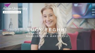 Lucys graduate story  From Aston Law School to Trainee Solicitor [upl. by Abbub]