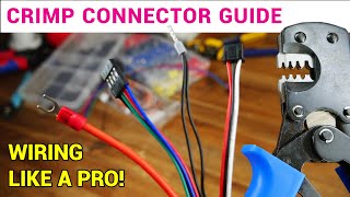 Guide to crimp connectors on 3D printers  Take your wiring to the next level [upl. by Anikes]