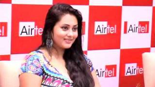 NAMITHA  AIRTEL  VIDEO [upl. by Annadroj116]