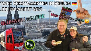 TWEE KERSTMARKTEN IN KEULEN JULIËN WORDT GEK [upl. by Prinz]