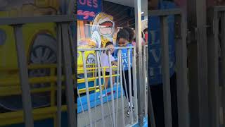 Scarlett and her brother going through a fun house statefair siblings fair [upl. by Akinhoj]