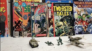 EP 855 A Bakers Dozen War Comics as a Post Veterans Day Special Sgt Rock Sgt Fury etc [upl. by Idnyc933]