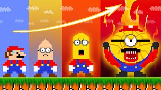 Mario Minions Team Super Mario Bros But Every Seed Makes Mario Become Mega Minions  ADN MARIO GAME [upl. by Beall861]