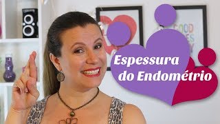 ESPESSURA IDEAL DO ENDOMÉTRIO PARA ENGRAVIDAR  Monica Romeiro [upl. by Bambie]