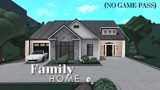 Bloxburg Easy Family Home  House Build Roblox [upl. by Jacobina]