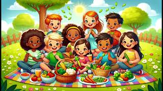 🎶🥕 Eat Your Veggies and GROW  The BEST Fun Veggie Song for Kids 🌈👧👦 [upl. by Hetty]