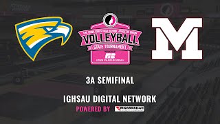 2024 IGHSAU Girls State Volleyball 3A Semifinal Mount Vernon vs Dubuque Wahlert Catholic [upl. by Nevuer998]