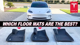 Must watch before you buy floor mats for Tesla Model 3 amp Model Y [upl. by Alyaj]