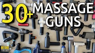 Best Massage Gun  Over 30 Massage Guns Used [upl. by Inotna]