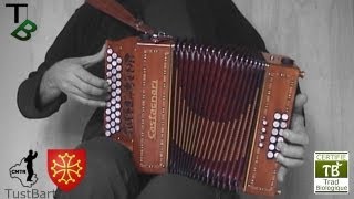 ♫ Accordéon Diatonique  Bourrée quotLes Grandes Poteriesquot [upl. by Ydnir]